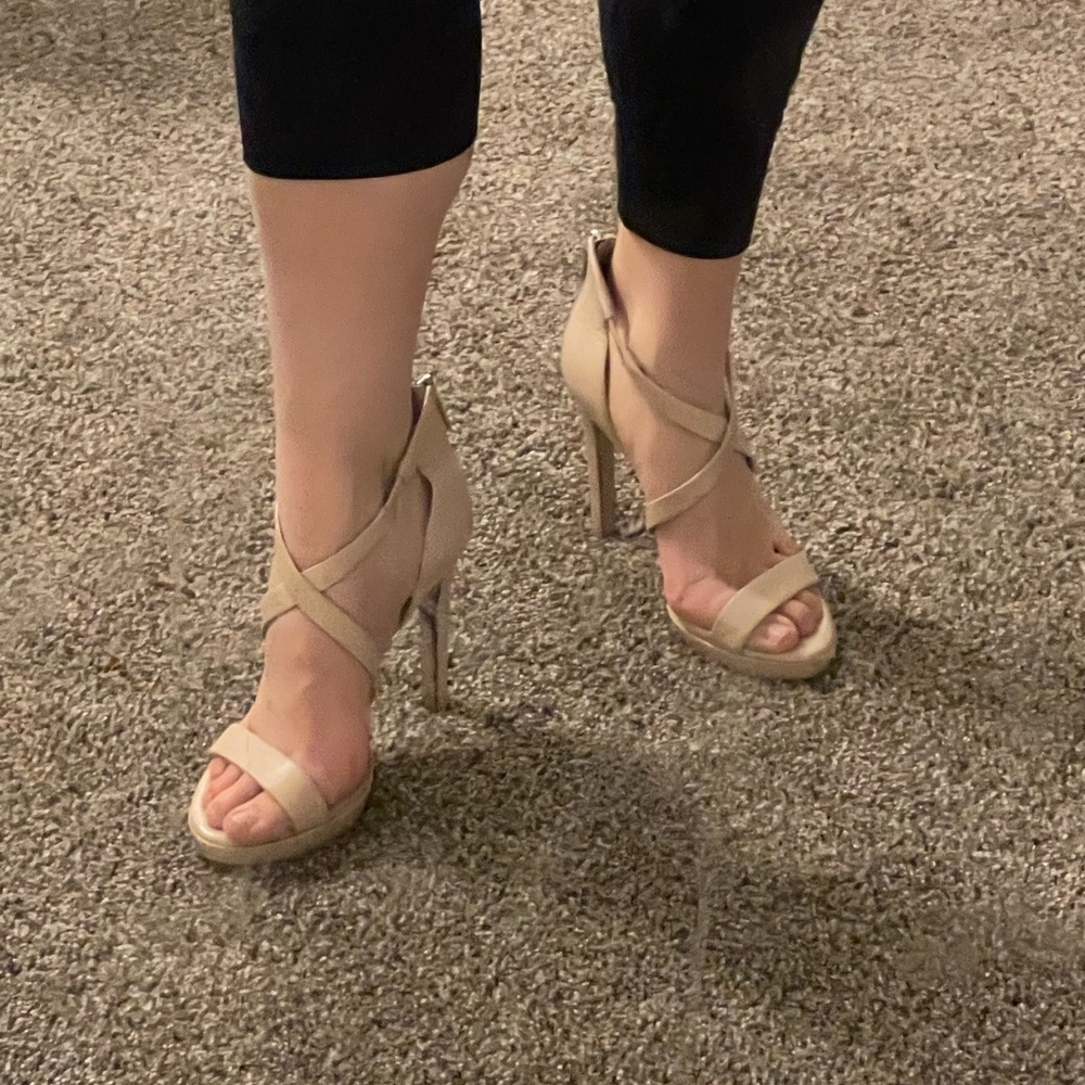 BCBGeneration Nude Heels
